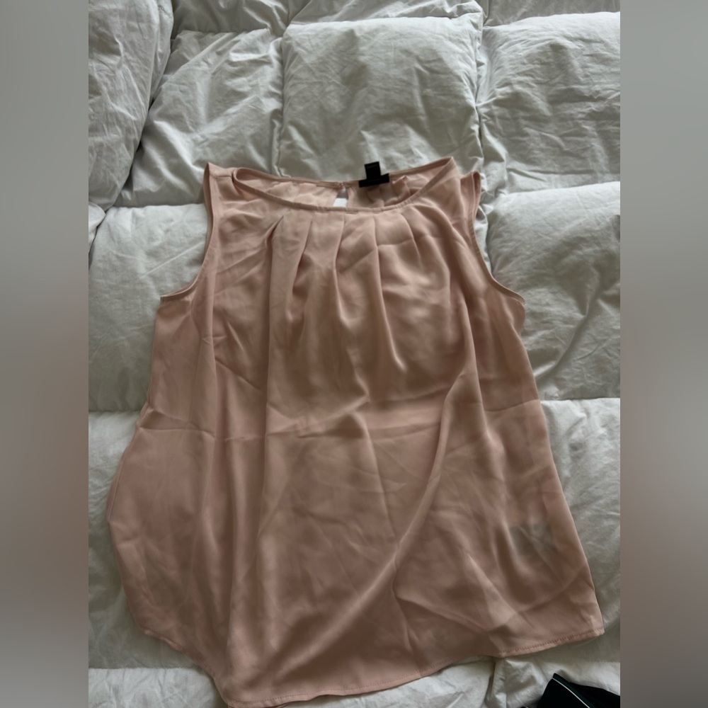 Blush pink blouse